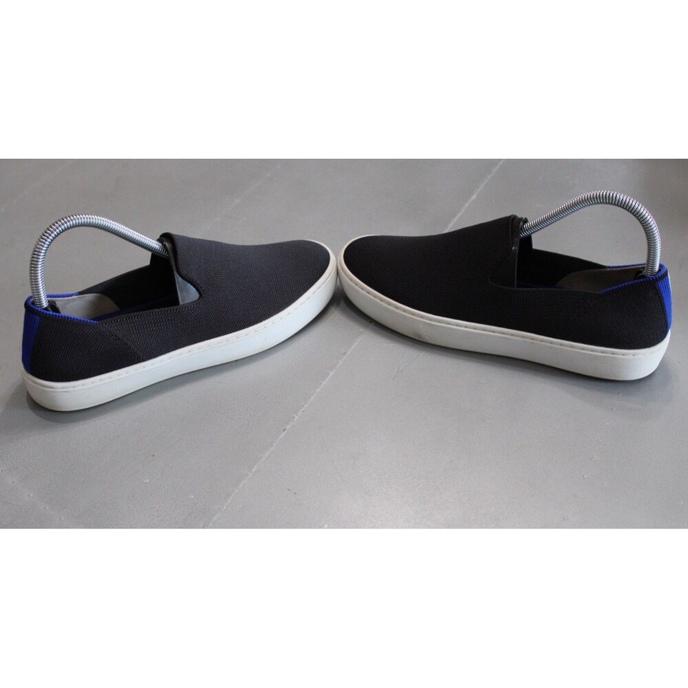 Rothy’s The Original Slip On Sneakers Womens 7.5 Black Knit Casual Comfort - Picture 6 of 10